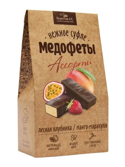  Берестов Медофеты Манго маракуйя и клубникой,150г    в Темрюке