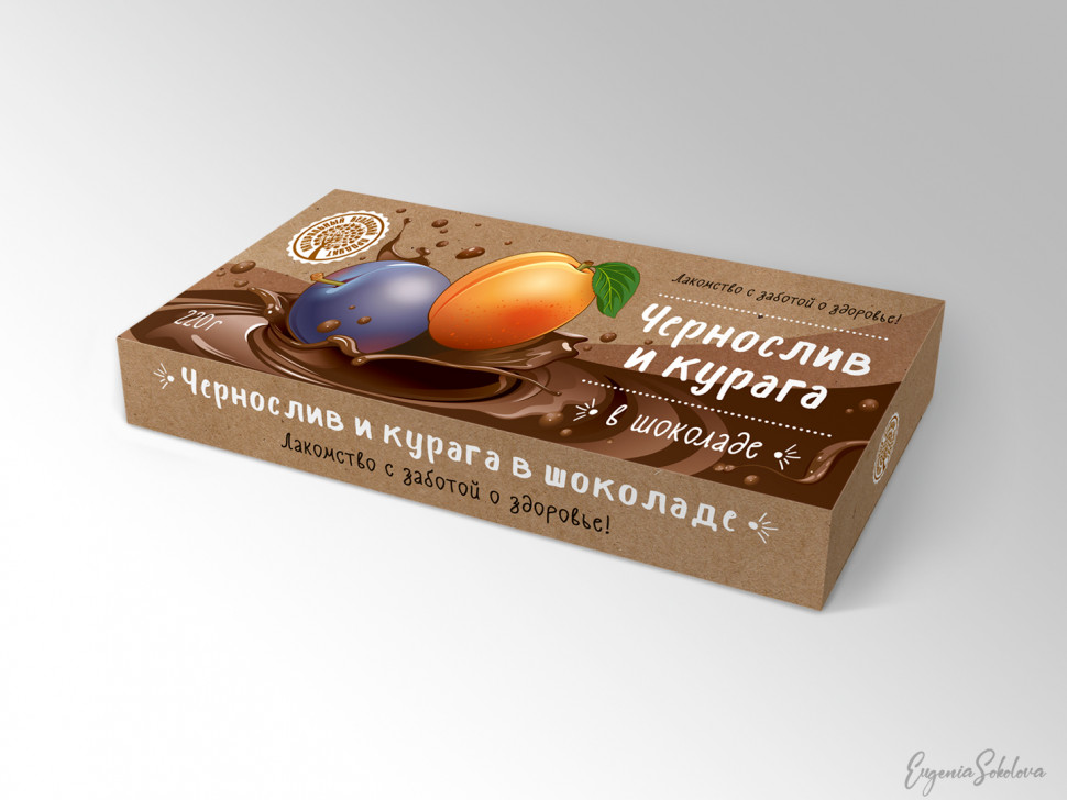  Чернослив и курага в шоколаде, 220г в Темрюке
