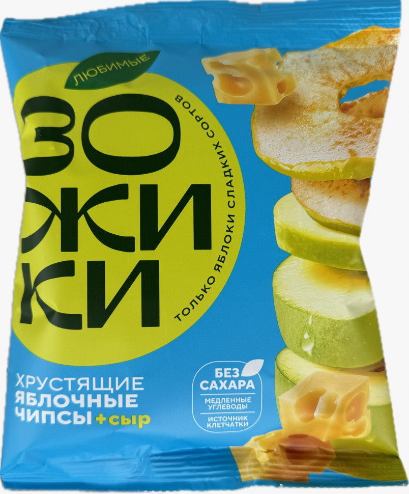  Зожики Яблочные чипсы с сыром, 25г  в Темрюке