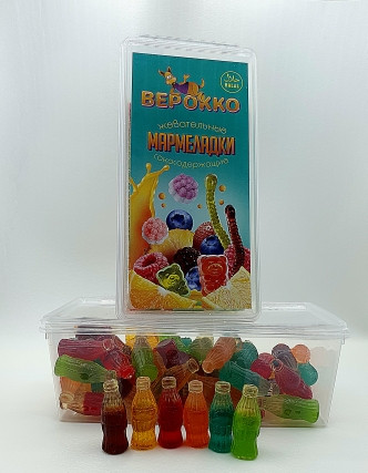  Жевательный мармелад Бутылочки Кола, 250г      в Темрюке